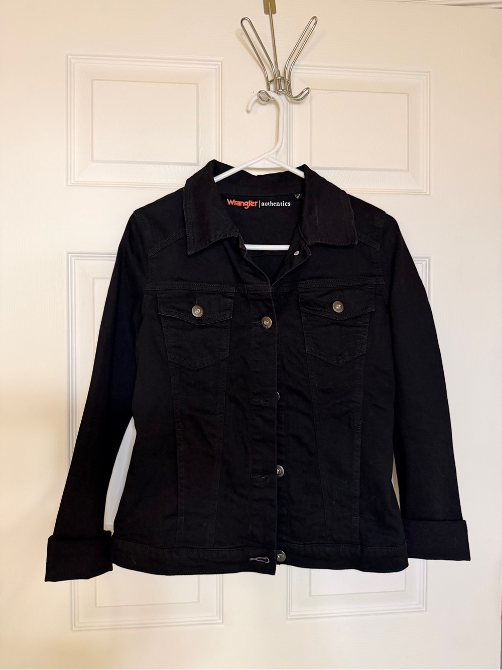 Wrangler Black Denim Jacket - Women's Classic Trucker - NWOT